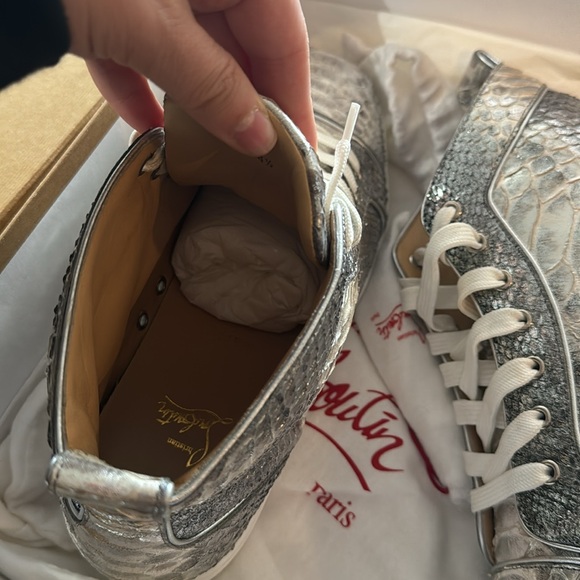 NEW NEVER WORN LOUBOUTIN SNEAKERS - Picture 2 of 12